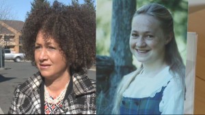 Rachel Dolezal today and as a child.