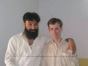 Bowe Bergdahl with a Taliban terrorist. He seems traumatized, no?