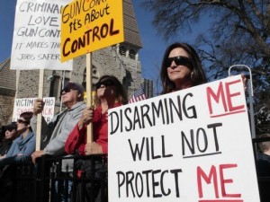 Some "dangerous" Second Amendment protesters 