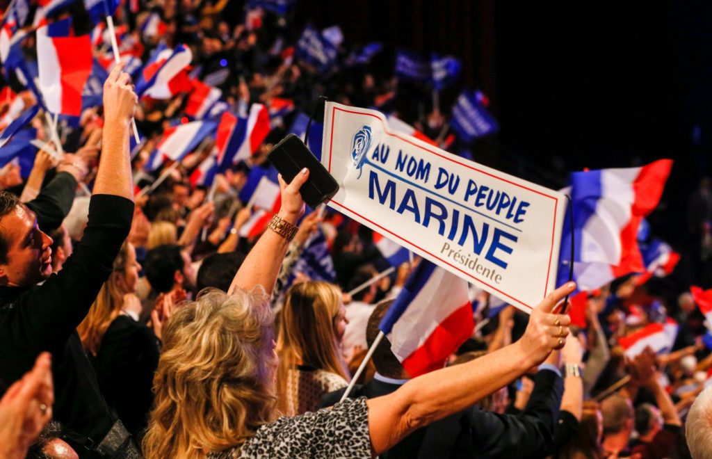 Le Pen's rallies remind the world of the ones of Donald Trump. Rut roh for the Left!